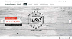 Desktop Screenshot of grabadoslasertandil.com